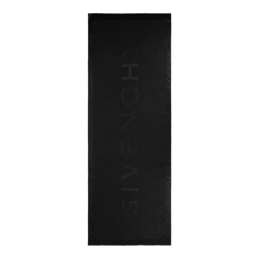 Givenchy 4G Logo Silk Blend Scarf Womens